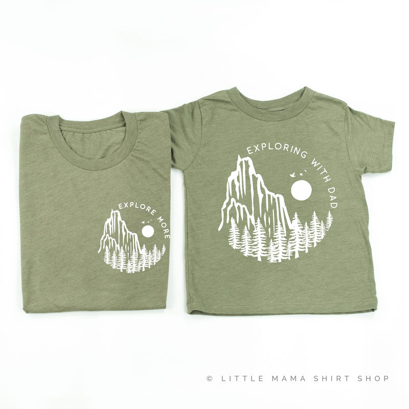 Explore More (pocket) / Exploring With Dad - Set of 2 Tees