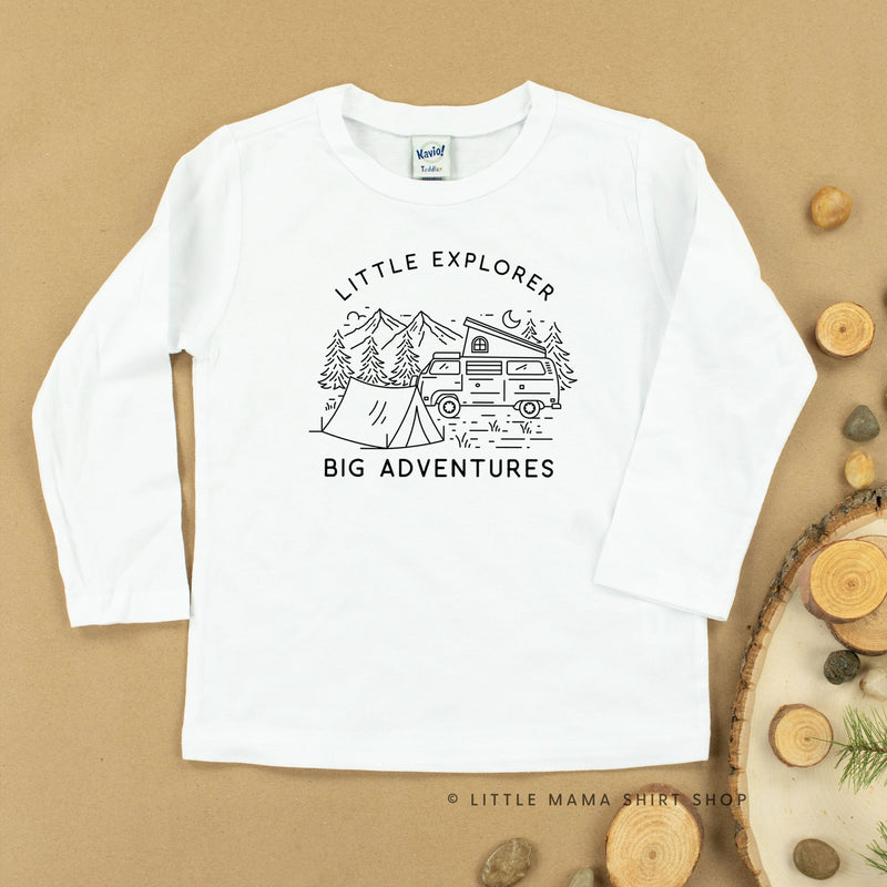 Little Explorer Big Adventures - Child Long Sleeve Tee