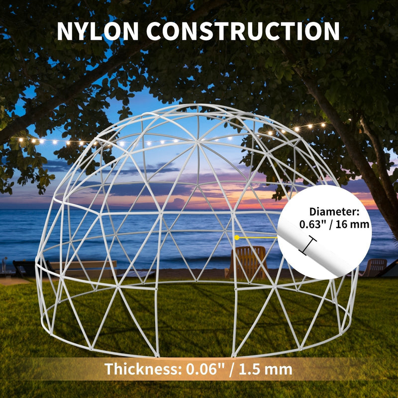 Extra Large 10 Person Outdoor Igloo Garden Greenhouse Dome Tent, 12FT (94316275)