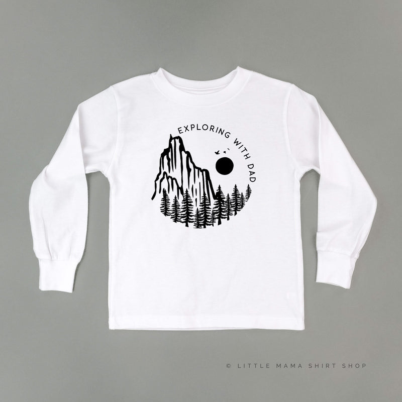 Exploring With Dad - Child Long Sleeve Tee