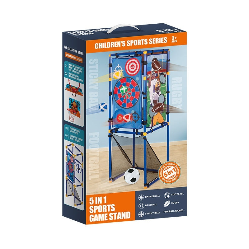 5-in-1 Basketball Shooting Stand Toy Set