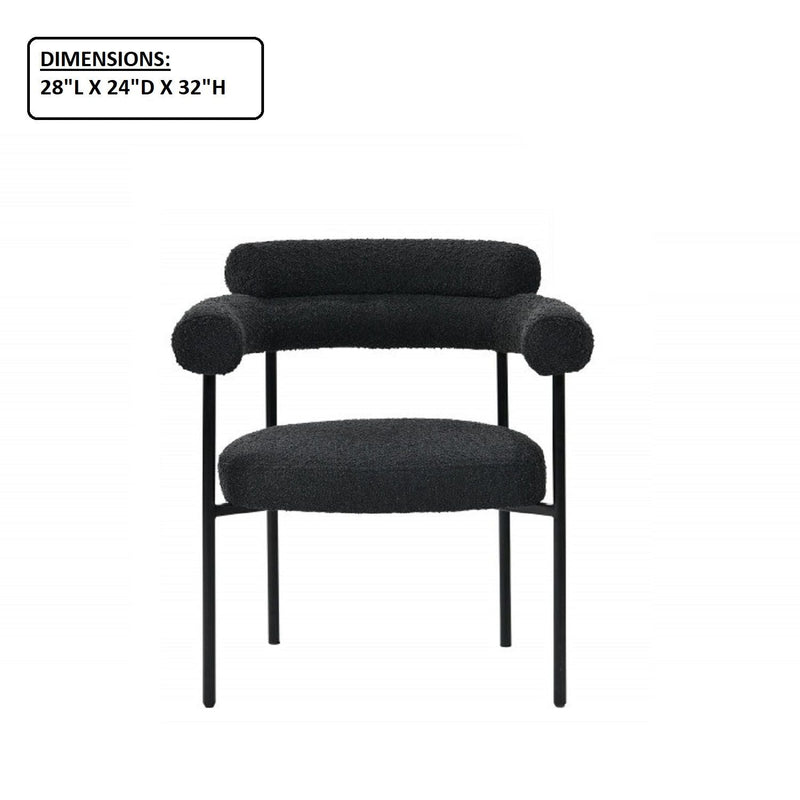 Dining Chairs With Armrests (Set of 2)