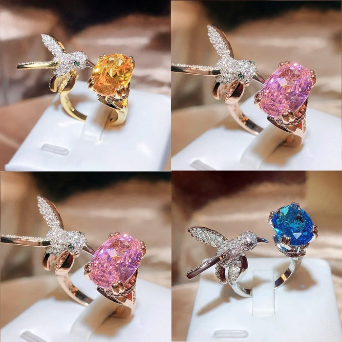 Women's Fashion Saint Mary's Hummingbird Ring