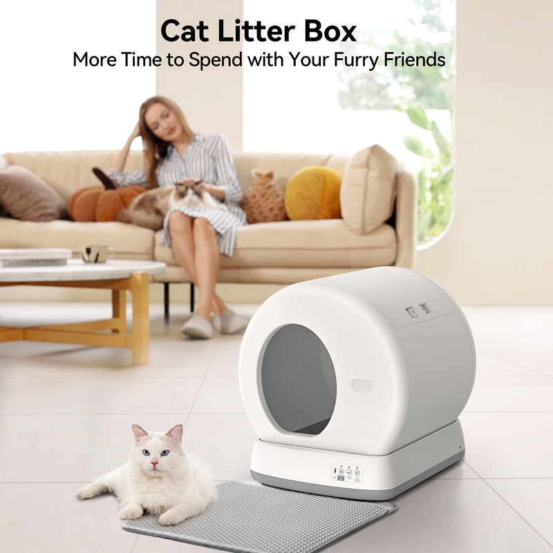 Smart Automatic Self-Cleaning Cat Litter Box