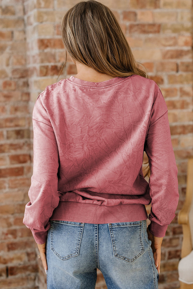 Kaia Mineral Wash Loose Sweatshirt