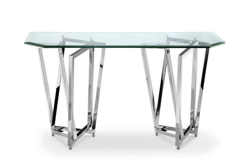 Lenox Square - Rectangular Sofa Table - Chrome