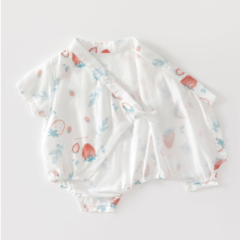 Baby Bamboo Cotton Summer Outfit Triangular Romper Made Of Bamboo Fiber