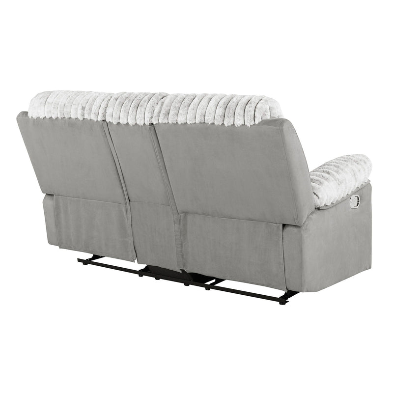 Bruni - Console Reclining Loveseat With Manual Recline