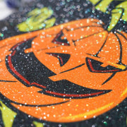 Halloween Garden Flag Trick or Treat Pumpkin Vertical Double Sided Glitter Flag for Holiday Yard Lawn Outdoor Decorations 12.5X18 Inch