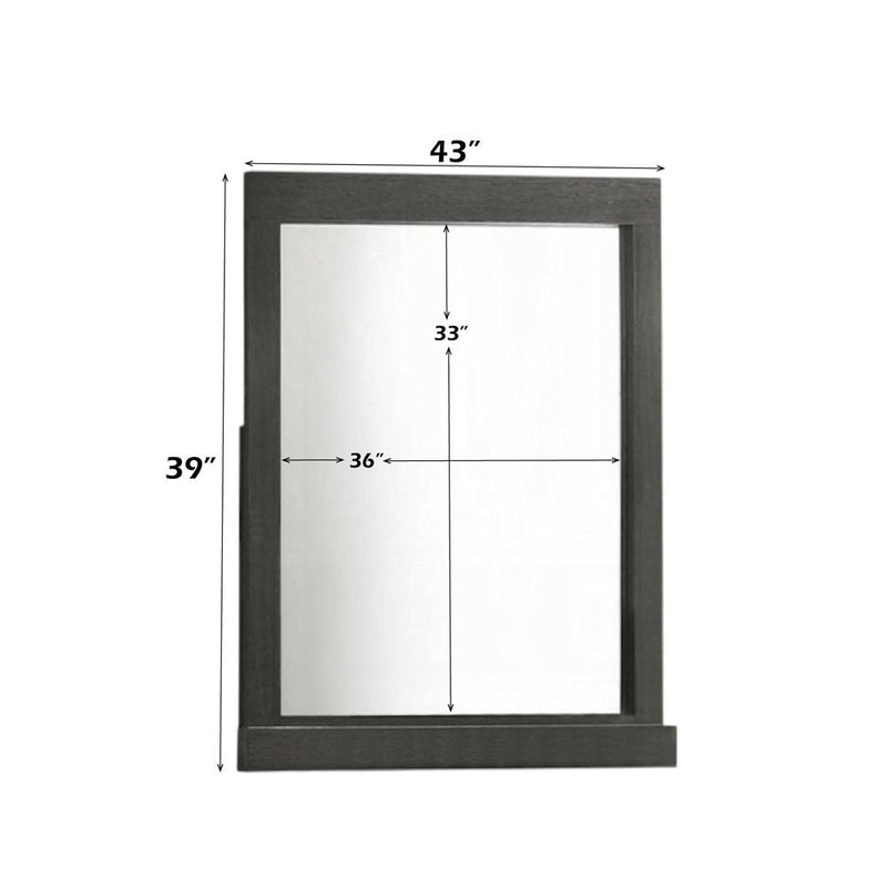 Lantha - Mirror - Gray Oak