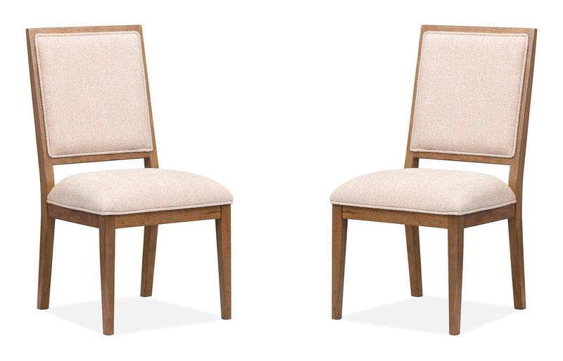 Marcel - Upholstered Side Chair (Set of 2) - Harvest Brown