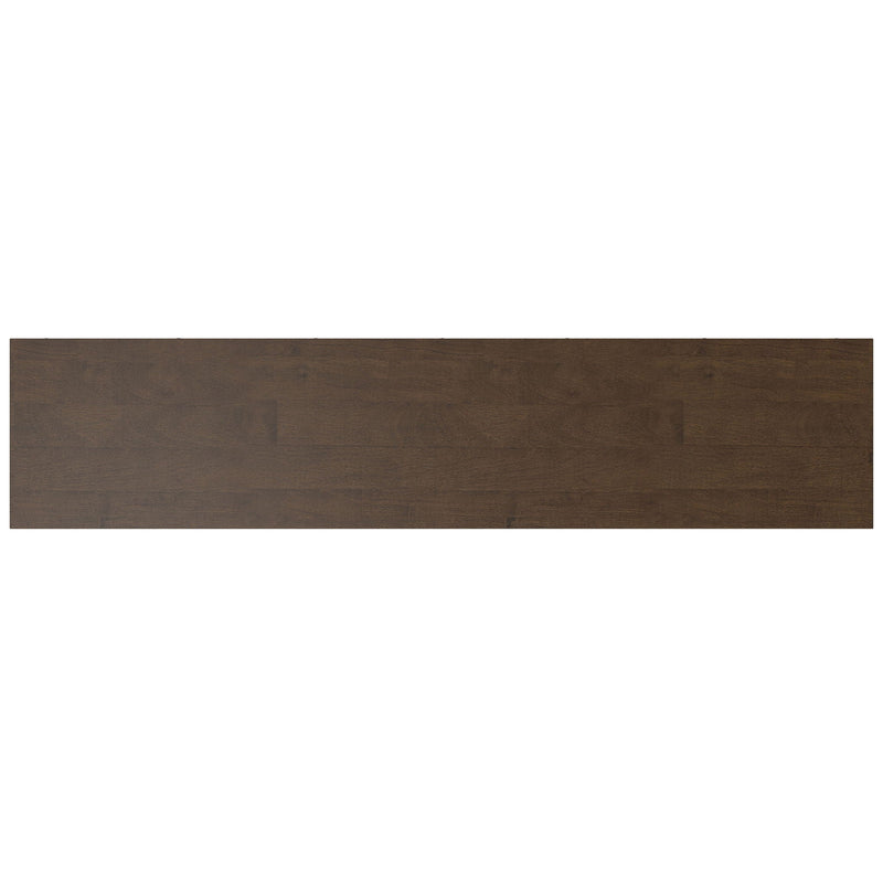 Banting - Low Wide Bookcase - Walnut Brown