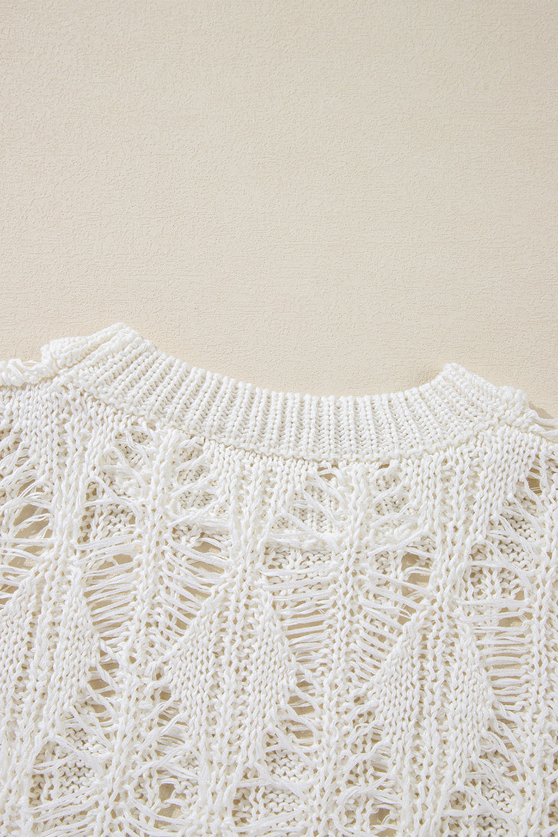 Olivia Crochet Loose Fit Sweater