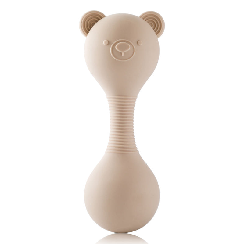Silicone Sand Hammer Baby Grasping Nibbling Toy Enlightenment Music Sand Hammer Toy