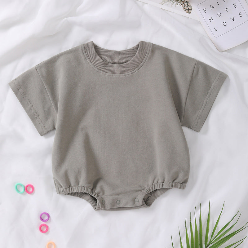 Short-sleeve Organic Cotton Romper