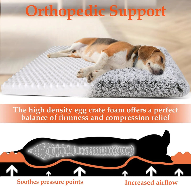 Dog gray Bed for Large furry friend