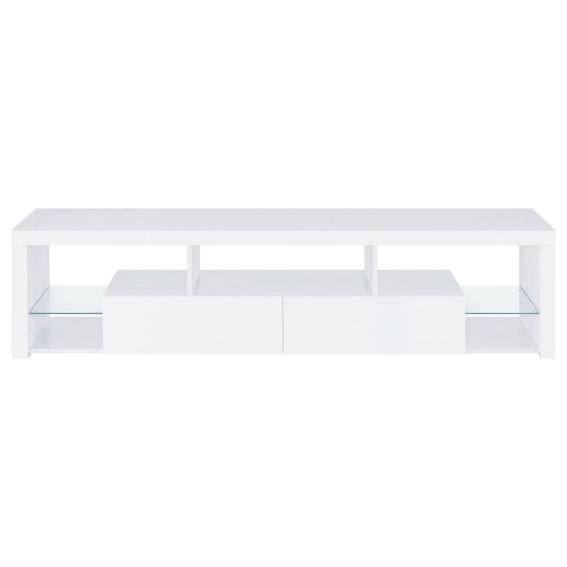 Jude 3-piece 71-inch TV Entertainment Center White High Gloss