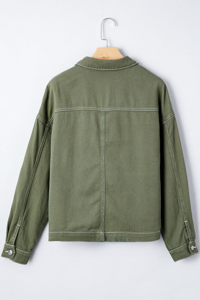 Isabella Collared Front Boyfriend Jacket