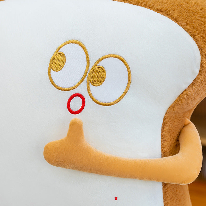 Large Waist Cushion Nap Pillow A Plush Toast Toy