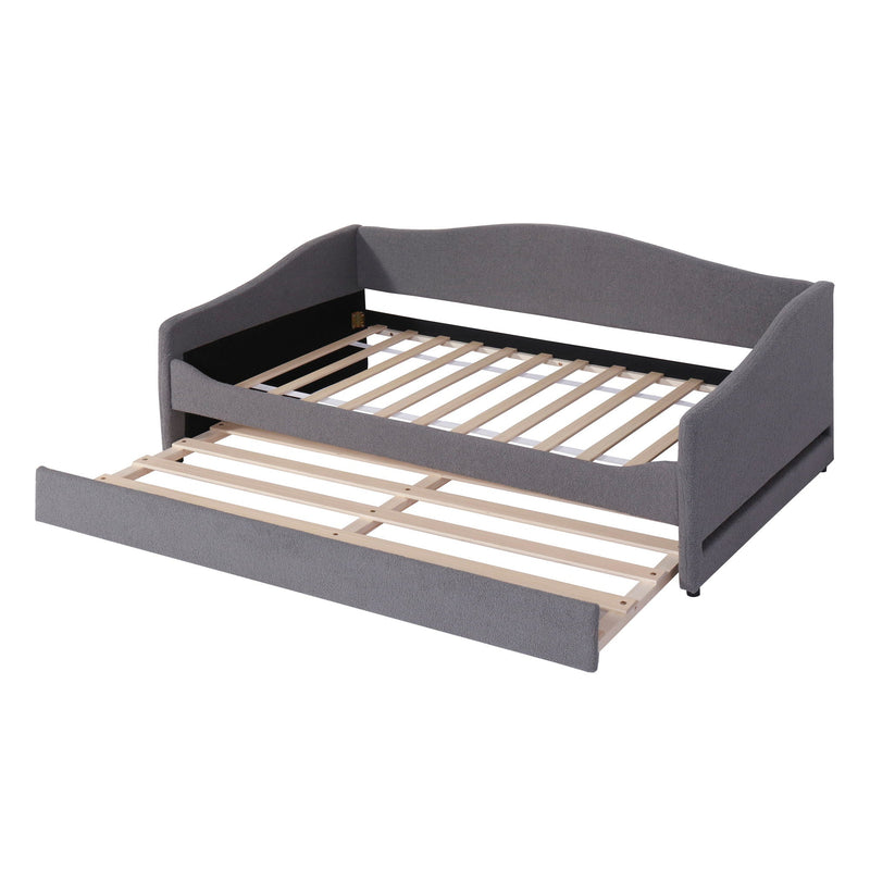 Design Upholstered Daybed With Light And Trundle