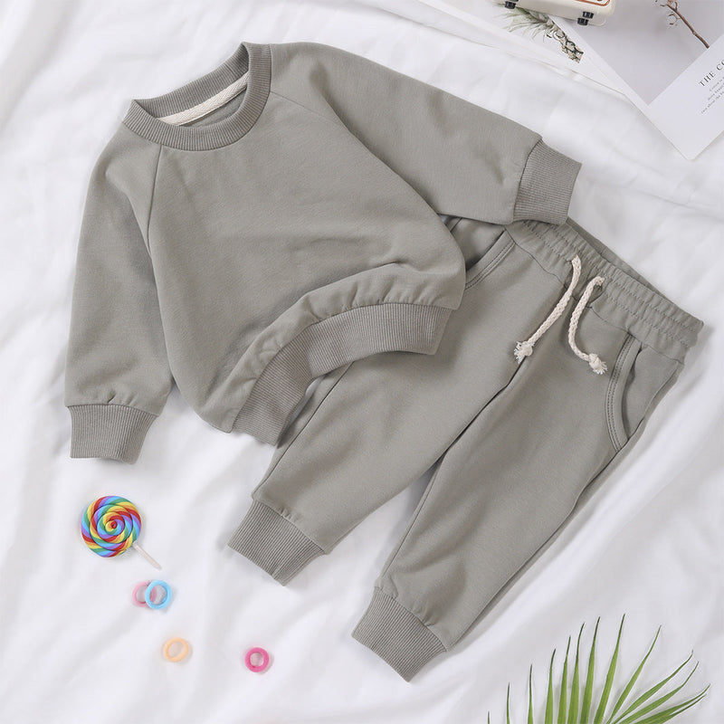 Children's Homewear Sweatshirt And Pants Set