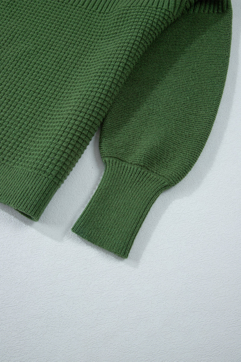 Julietta Mixed Textured Knitted Sweater