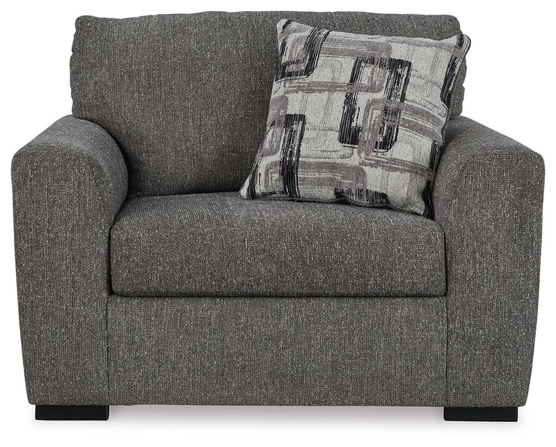 Gardiner - Chair And A Half - Pewter