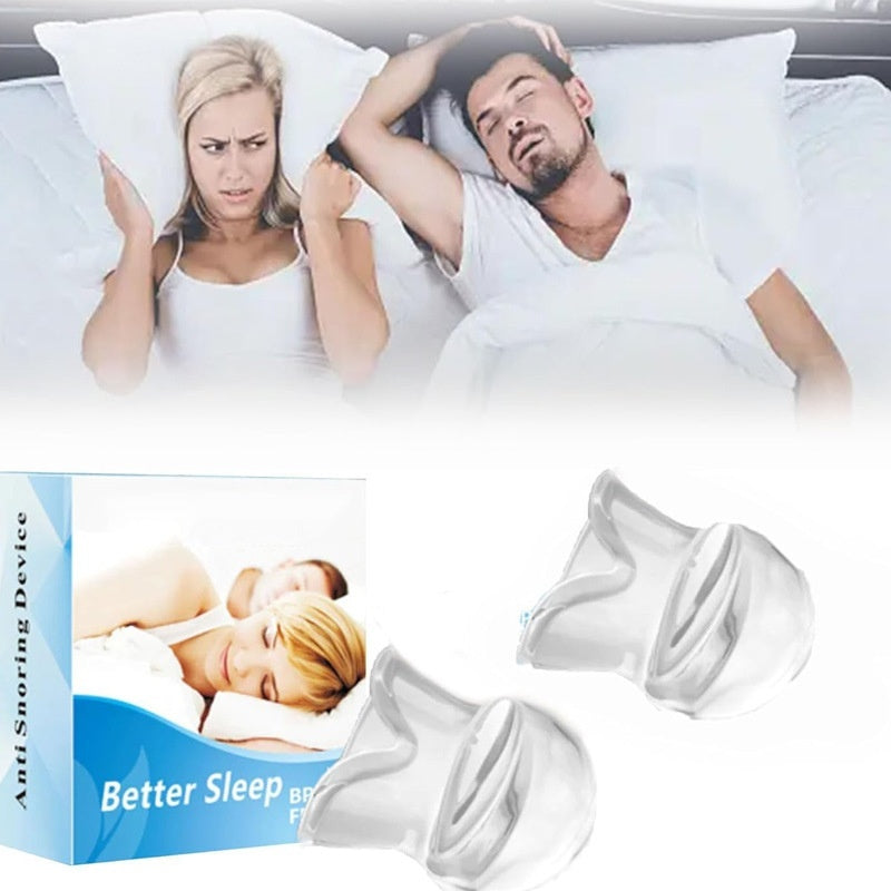 Anti-Snoring Device – Silicone Tongue Case Sleep Aid