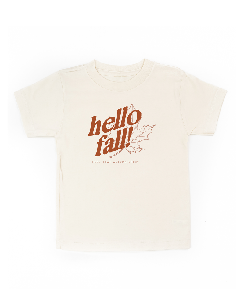 Hello Fall! - Natural Child Tee