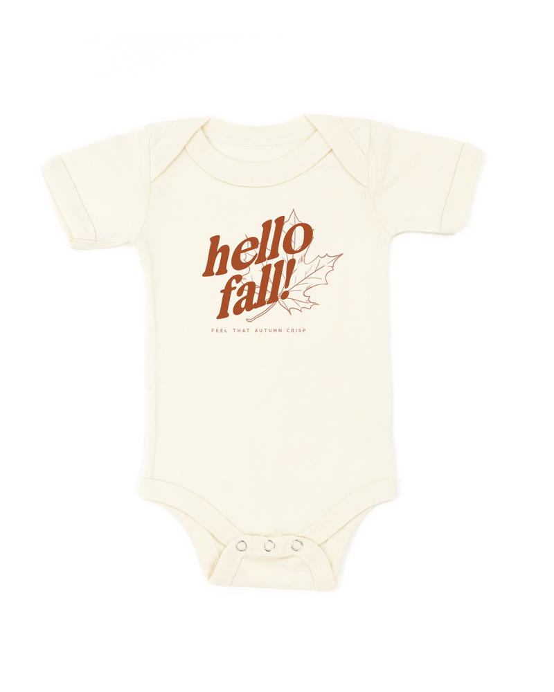 Hello Fall! - Natural Child Tee