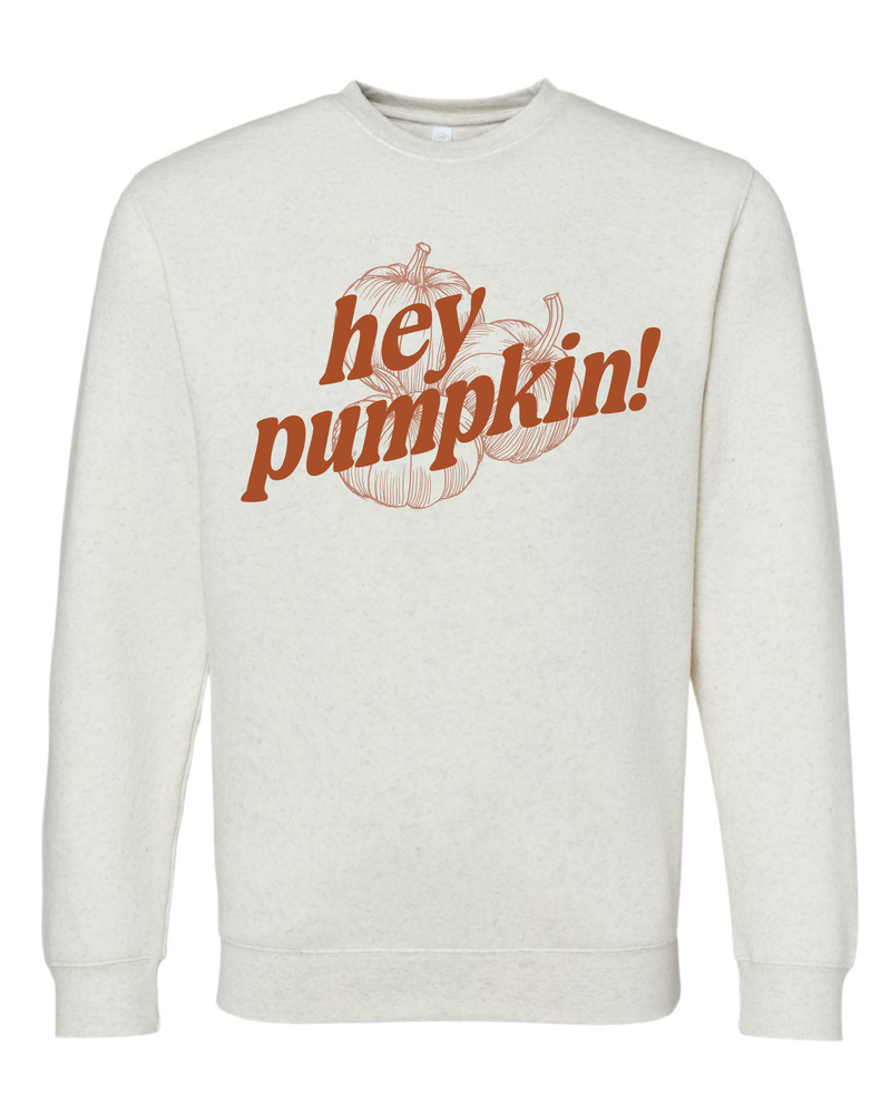 Hey Pumpkin! - Natural Heather ELEVATED Fleece