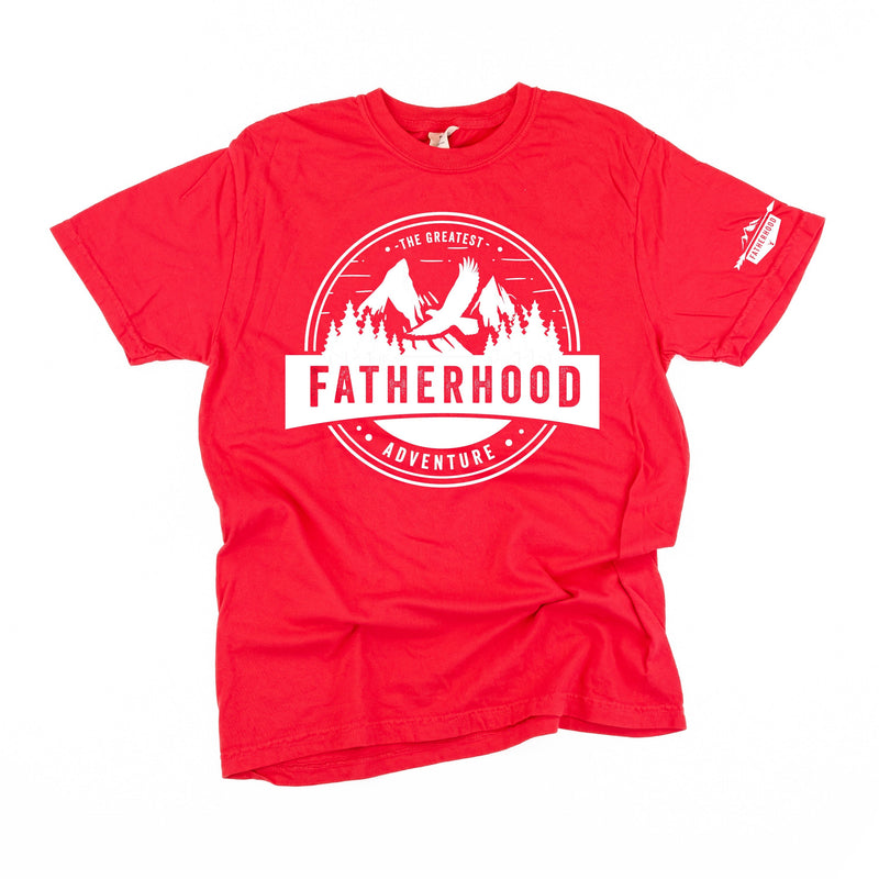 Fatherhood - The Greatest Adventure (sd) - Comfort Colors Tee