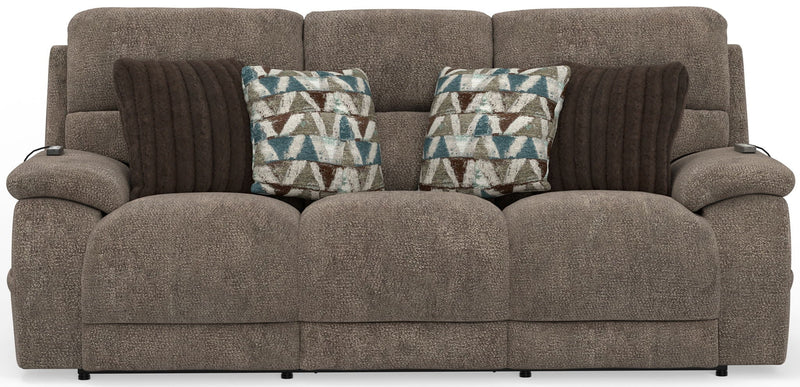 Joya - Power Headrest Power LayFlat Reclining Sofa With CR3 Heat/Massage/Lumbar/ZG