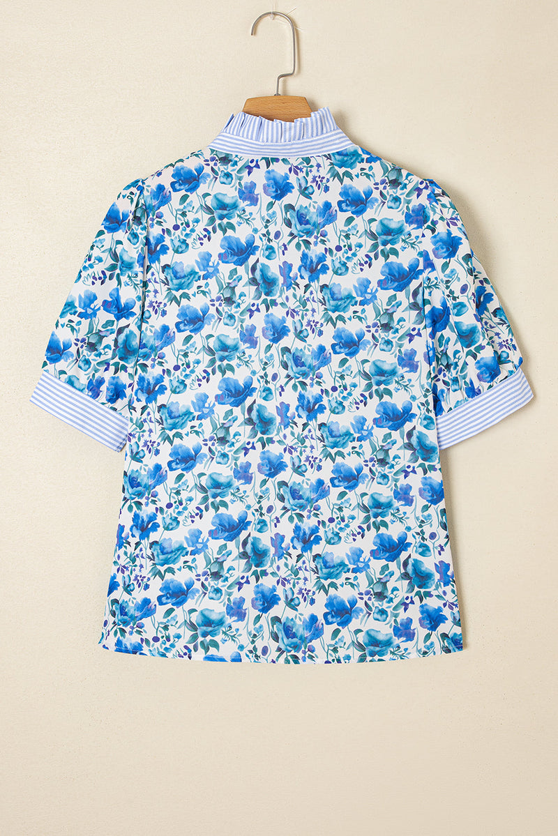 Blair Collared Short Sleeve Blouse