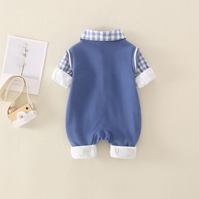 Springautumn Cartoon Double-layer One-piece Outfit Outdoor Wear