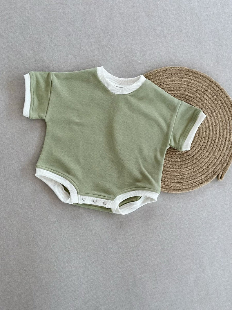 Loose-fitting Class A Cotton Onesie For Babies