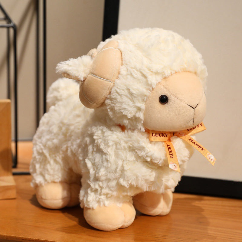 Comfort Doll Curly Wool Sheep Plush Toy