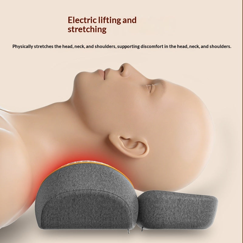Smart Heated Vibration Massage Pillow – Neck & Waist Support with Heat Therapy & Infrared