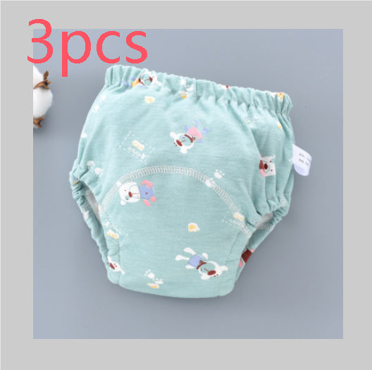 Baby Training Pants Washable 6-layer Gauze Diaper Cover Learning