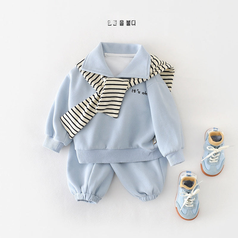 Baby Long-sleeve Top And Pants Set