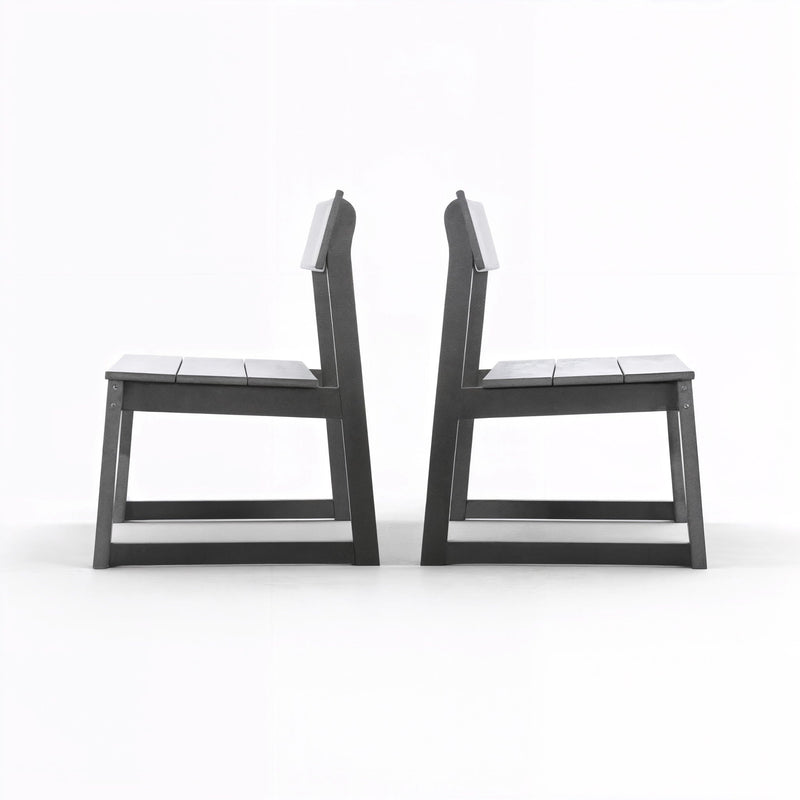 All Weather Patio Dining Chairs (Set of 2)