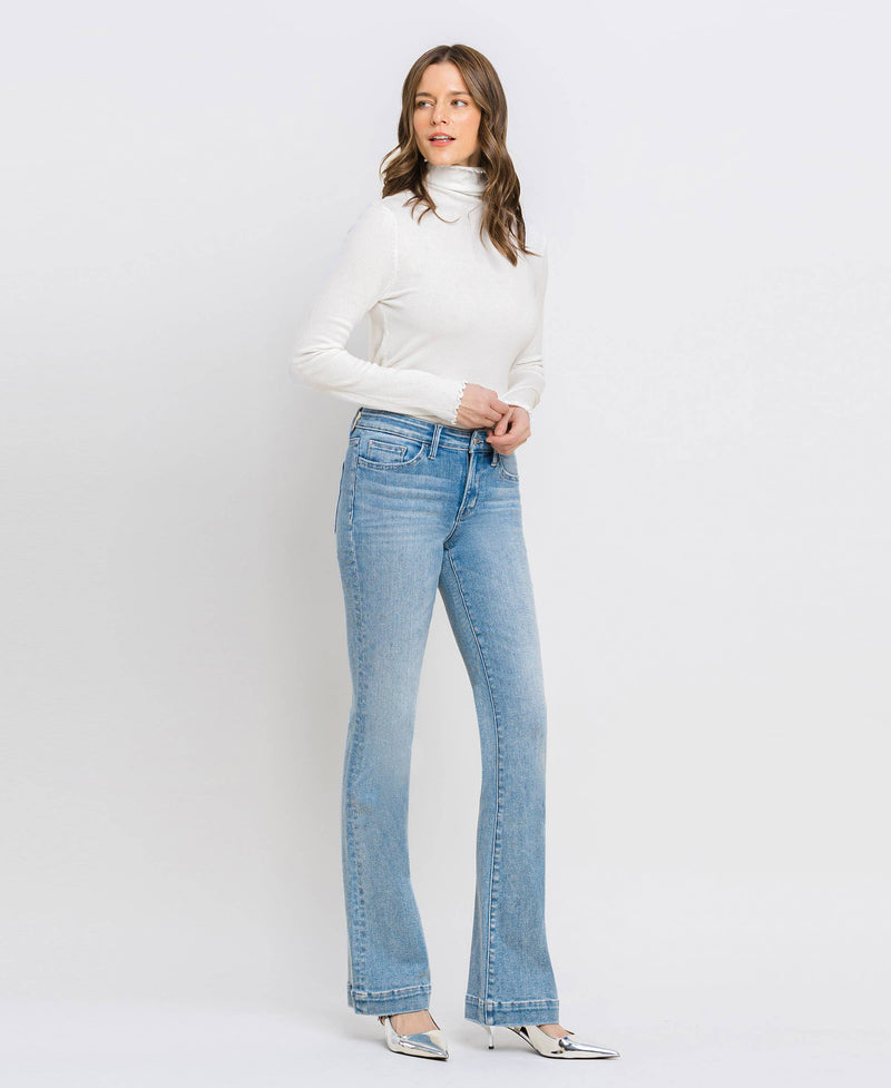 Mid Rise Bootcut Jean