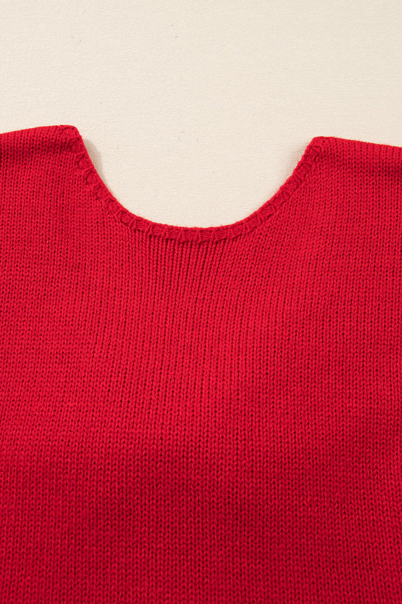 Addison Backless Bubble Sleeve Sweater