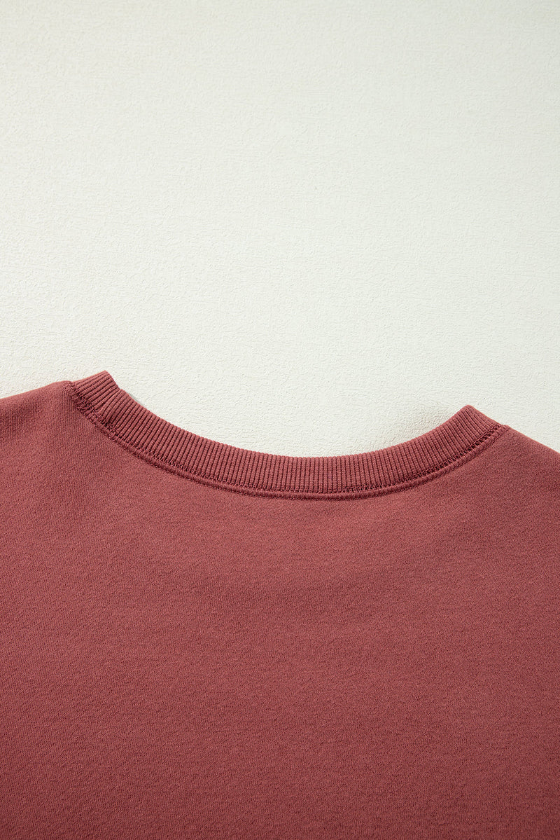 Ella Patchwork Drop Shoulder Pullover