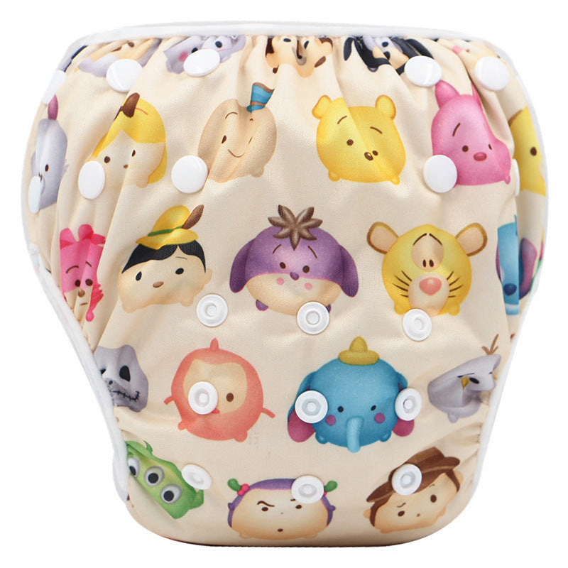 Fashionable Children's Cartoon Swim Trunks