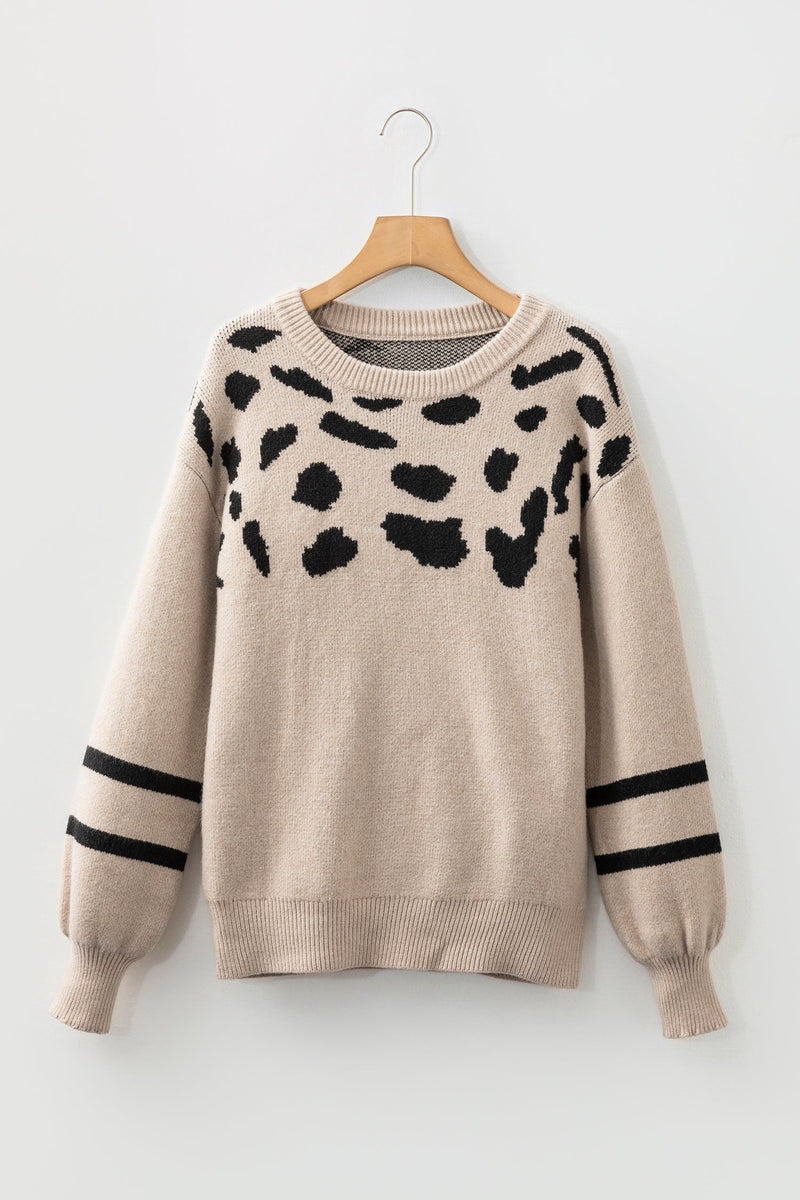 Adrianna Detail Drop Shoulder Sweater