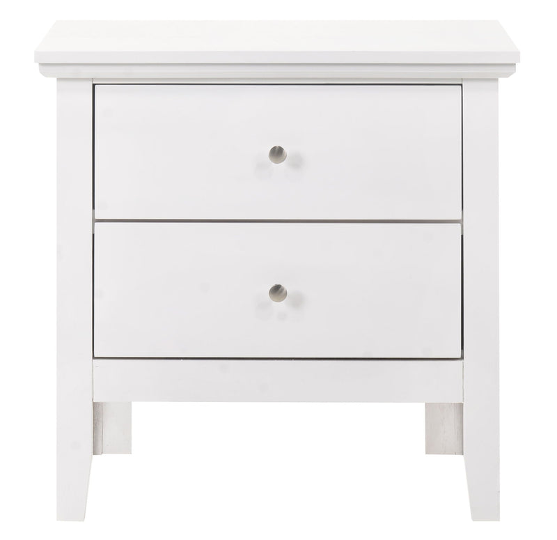 English Dovetailed Drawers Nightstand