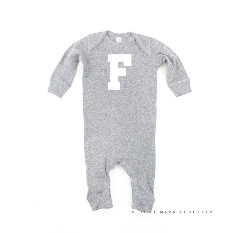 Varsity Initials - Baby Sleeper