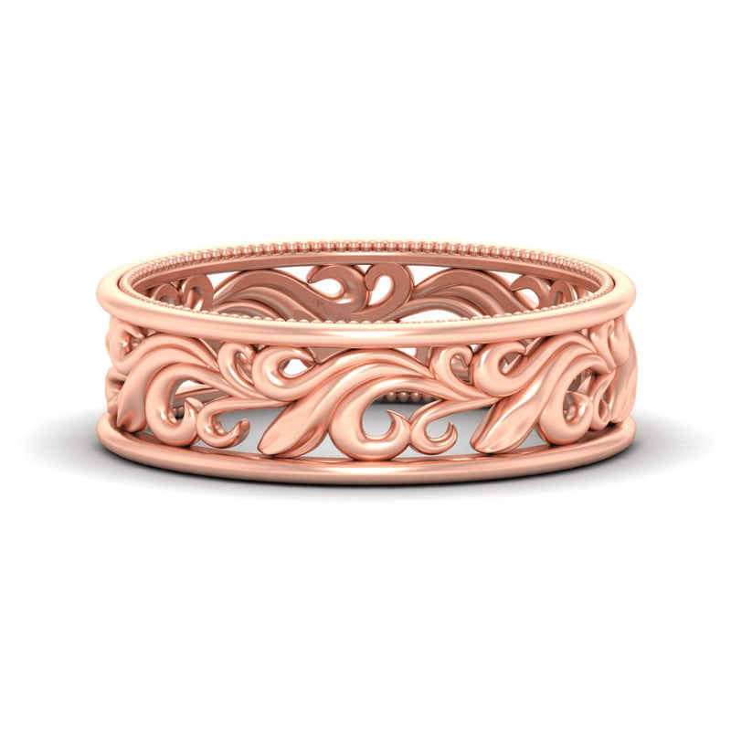 Filigree Women Wedding Band