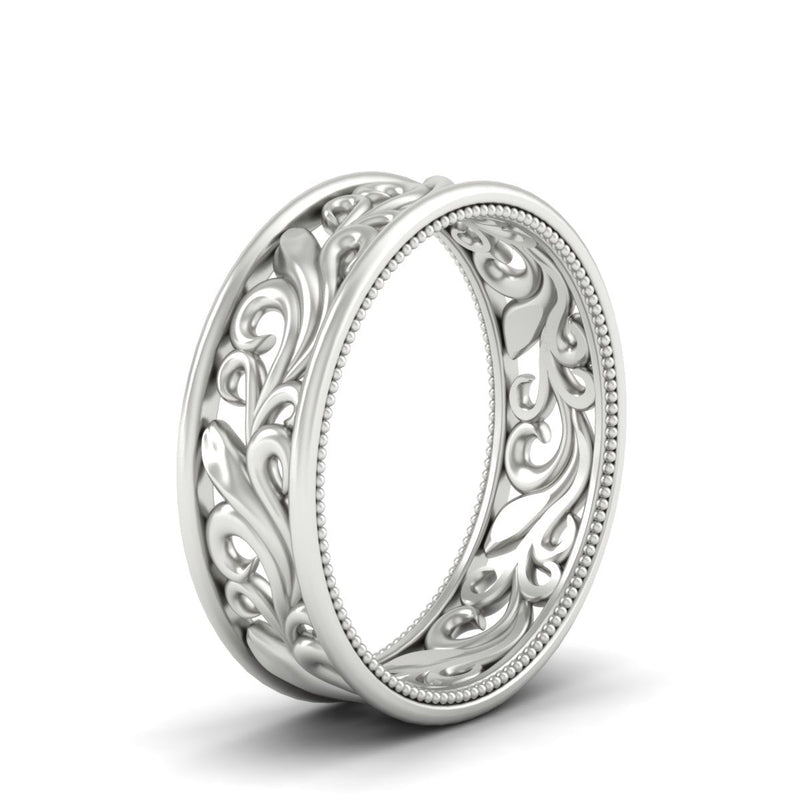 Filigree Women Wedding Band